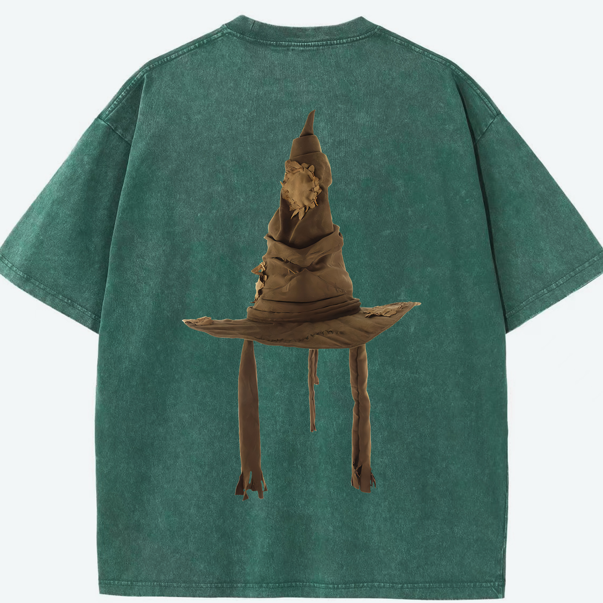 （画像用） Harry Potter ハリー・ポッターシリーズ 綿100% ヴィンテージ風 半袖Tシャツ（背面プリント）